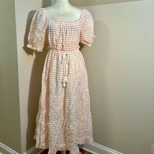 Anthropologie Moon River Ruffle Tiered Maxi Dress